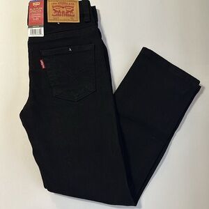 Levi’s Youth Jeans, Slim Flex Stretch, Size 7, Black